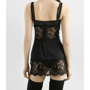 Dolce & Gabbana Lace Panelled Midi Dress