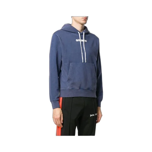 Logo Printed Hooded Sweater