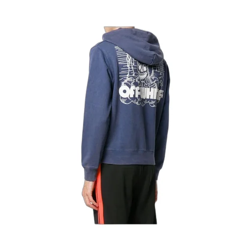 Logo Printed Hooded Sweater