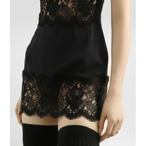 Dolce & Gabbana Lace Panelled Midi Dress
