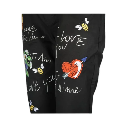 Logo Printed Jeans