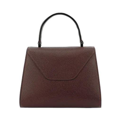Valextra Iside Foldover Mini Top Handle Bag