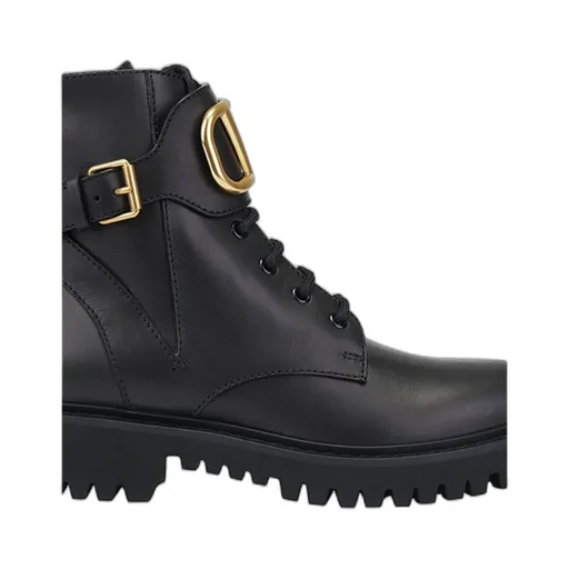 Valentino Vlogo Signature Combat Boots