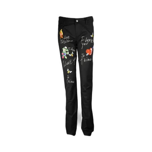 Logo Printed Jeans