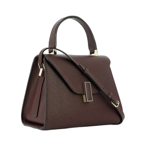 Valextra Iside Foldover Mini Top Handle Bag