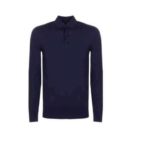 Loro Piana Long-Sleeved Knitted Polo Shirt