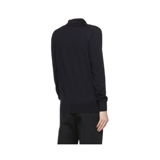 Loro Piana Long-Sleeved Knitted Polo Shirt
