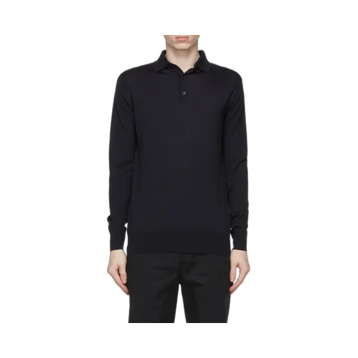 Loro Piana Long-Sleeved Knitted Polo Shirt