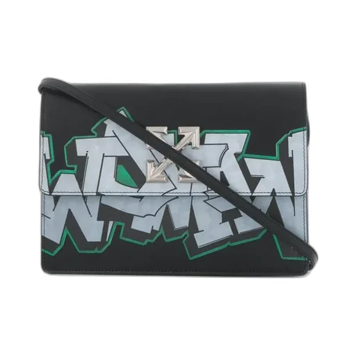 Jitney Graffiti Pattern Satchel Bag