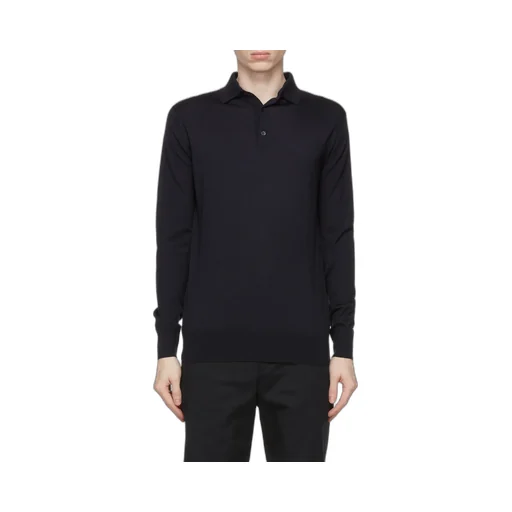 Loro Piana Long-Sleeved Knitted Polo Shirt