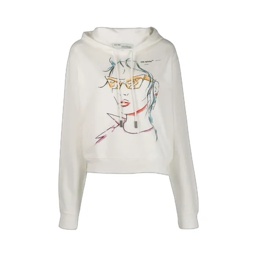 Logo Character Printed Hooded Hoodie