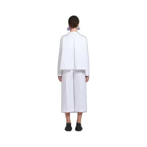 Marni Single-Breasted Cropped Tailored Blazer