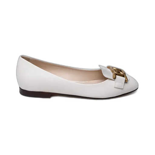 Tod's Chain-Link Detail Flat Shoes