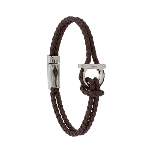 Ferragamo Gancini Woven Bracelet