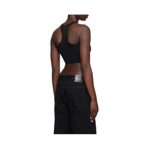 Off-White Off-Stamp Sleeveless Cropped Top
