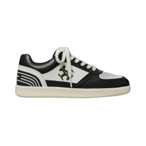 Tory Burch Clover Court Tow-Toned Sneakers