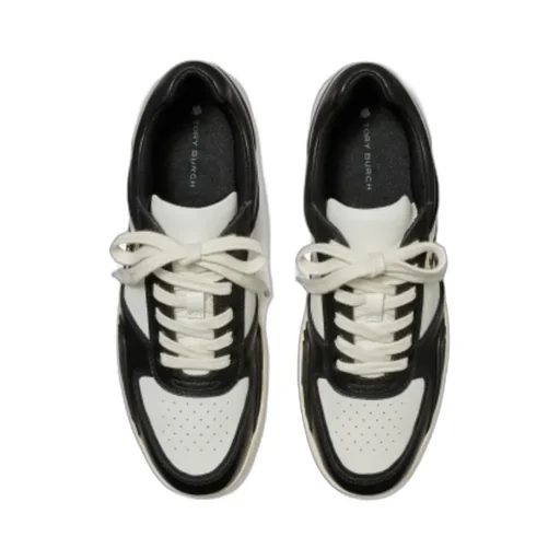 Tory Burch Clover Court Tow-Toned Sneakers