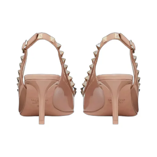 Valentino Garavani Rockstud Bow Detailed Pointed Toe Pumps
