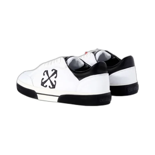 Off-White Vulcanized Lace-Up Sneakers