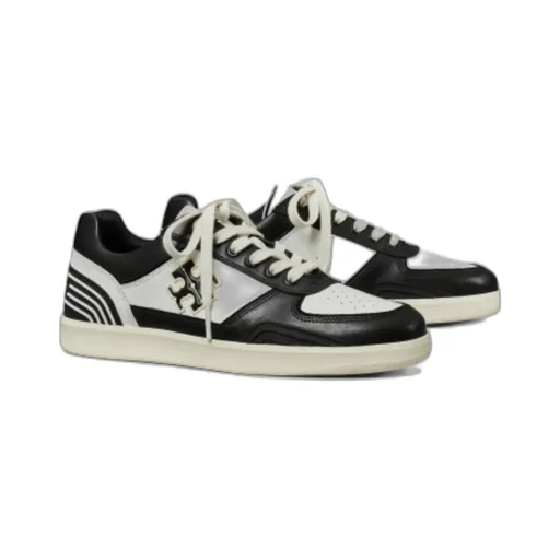 Tory Burch Clover Court Tow-Toned Sneakers