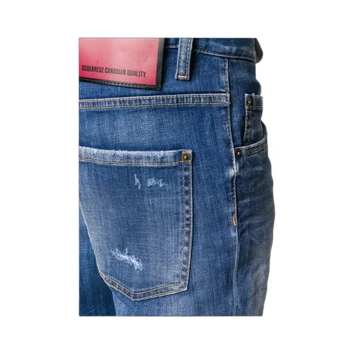 Distressed Slim-Fit Jeans