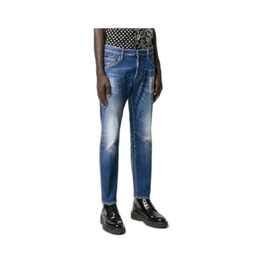 Distressed Slim-Fit Jeans