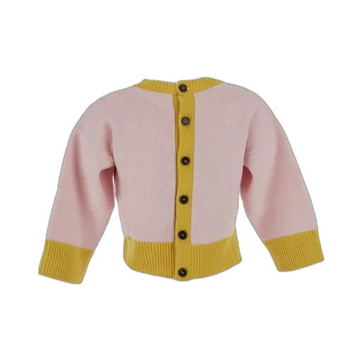 Logo-Intarsia Cropped Jumper