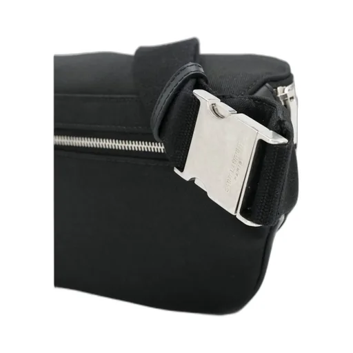 Saint Laurent Logo Detailed Zip-Up Belt Bag