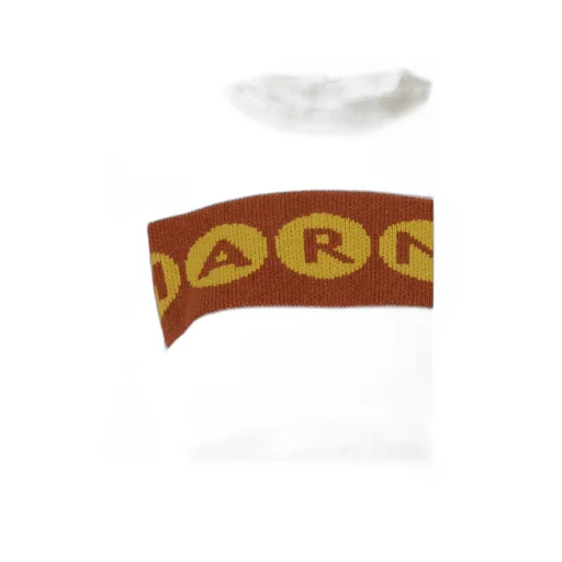 Logo-Intarsia Cropped Jumper
