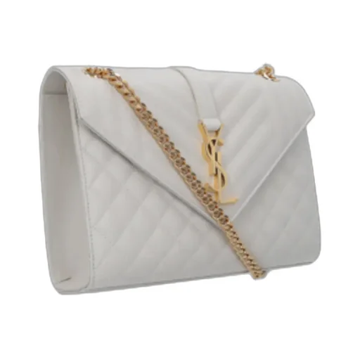 Saint Laurent Matelassé Envelope Medium Shoulder Bag