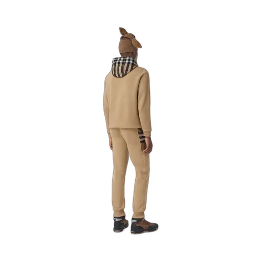 Burberry Check Panel Jogging Pants