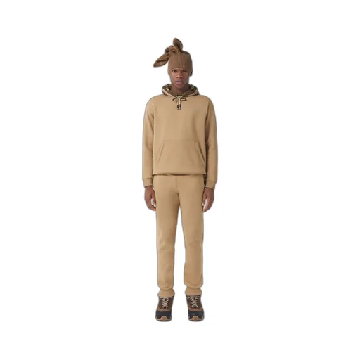 Burberry Check Panel Jogging Pants