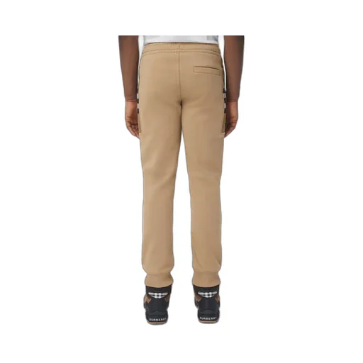 Burberry Check Panel Jogging Pants