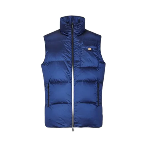 Reversible Logo-Print Padded Gilet