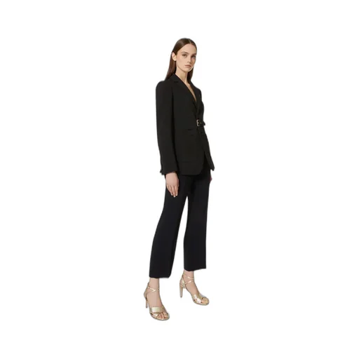 Belted Single-Breasted Blazer