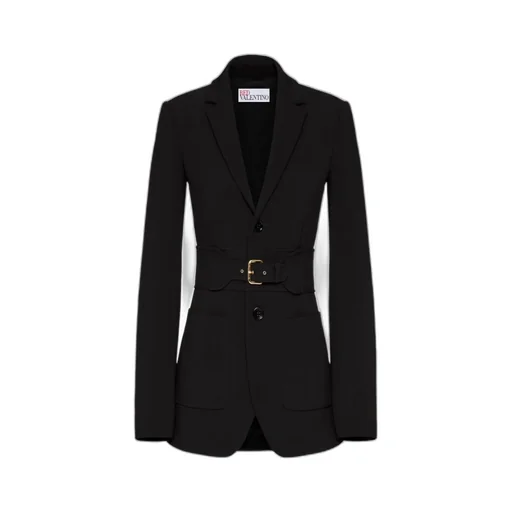 Belted Single-Breasted Blazer