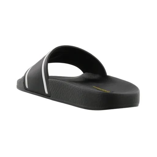 Black Logo Detail Sandals