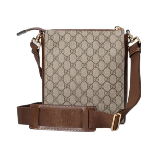 Gucci Gg Supreme Zipped Messenger Bag