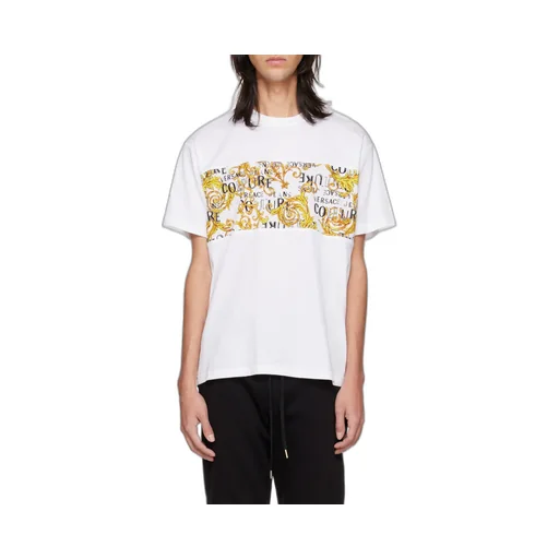 Versace Jeans Couture Logo Printed Crewneck T-Shirt