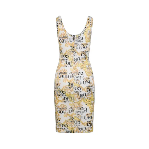 Logo-Print Midi Dress