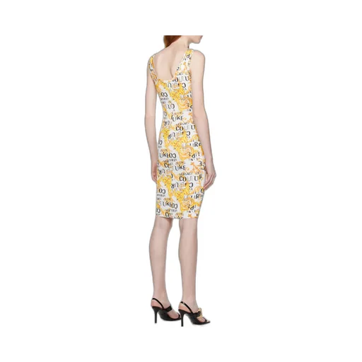 Logo-Print Midi Dress
