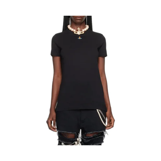 Vivienne Westwood Orb Logo-Embroidered Crewneck T-Shirt
