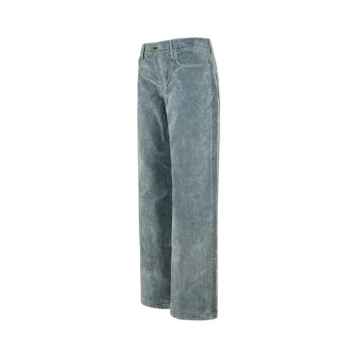 Casablanca Wide Leg Peach Denim Jeans
