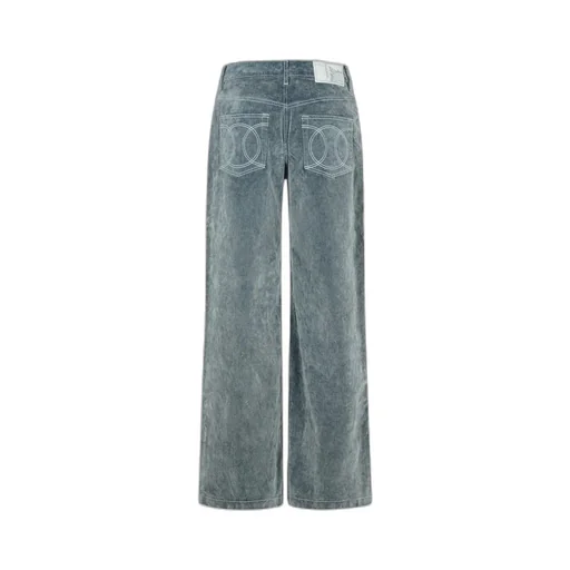 Casablanca Wide Leg Peach Denim Jeans