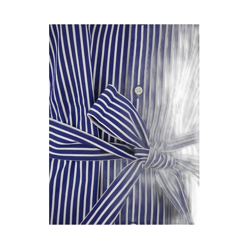 Polo Ralph Lauren Striped Belted Buttoned Shirt Dress