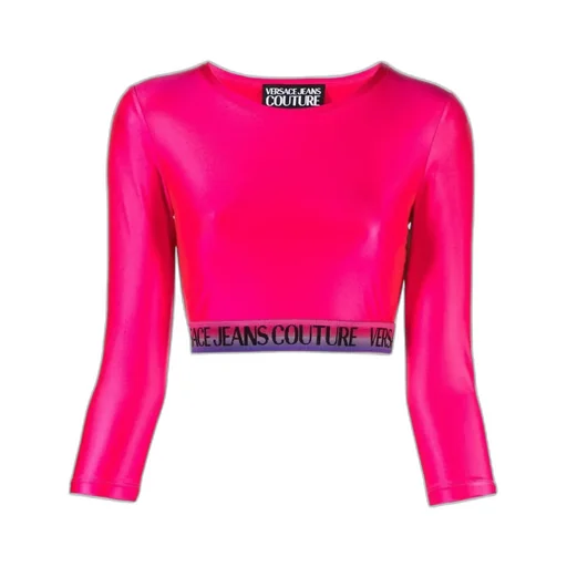 Versace Jeans Couture Crewneck Cropped Top