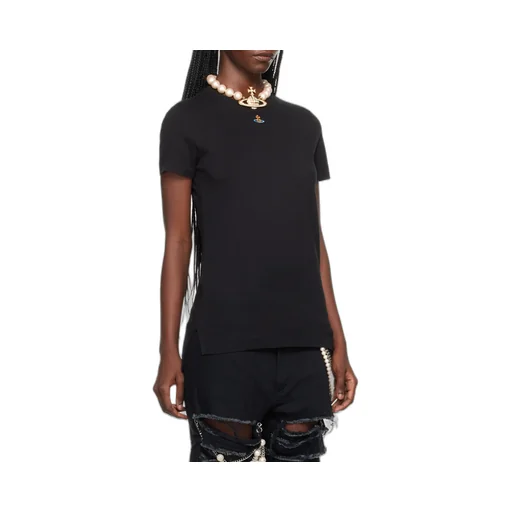 Vivienne Westwood Orb Logo-Embroidered Crewneck T-Shirt