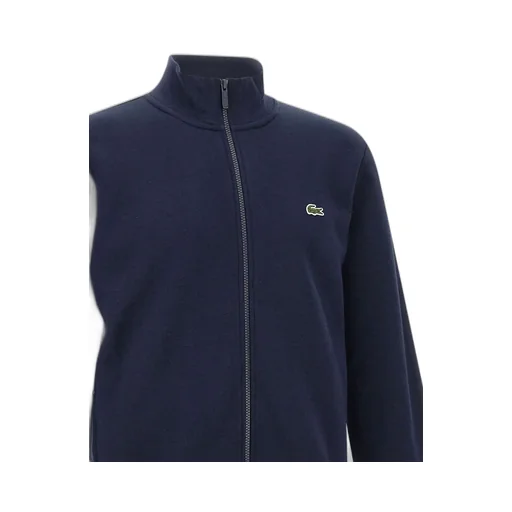 Lacoste Zip-Up High Neck Fleece Sweatshirt