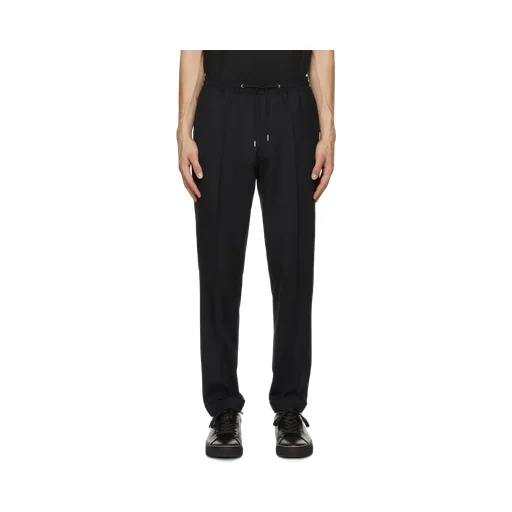 Drawstring Tapered Leg Trousers