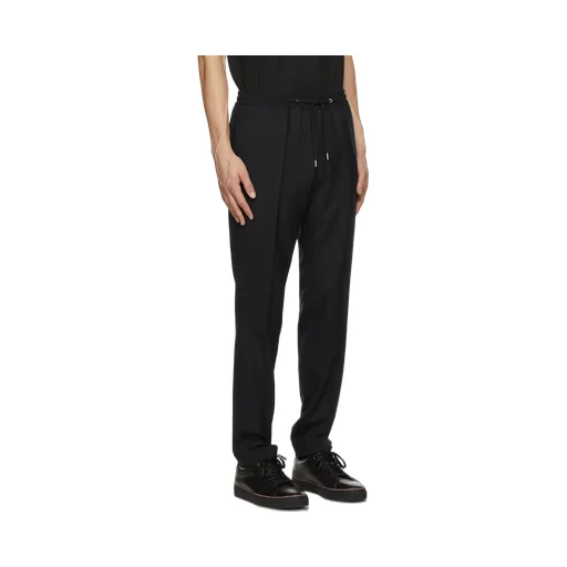 Drawstring Tapered Leg Trousers